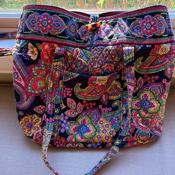 Vera Bradley Symphony in Hue Quilted Tote Bag - Picture 3 of 16